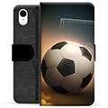 Husă Portofel Premium - iPhone XR - Fotbal