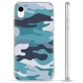 Husă Hibrid - iPhone XR - Camuflaj Albastru