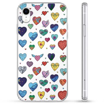 Husă Hibrid - iPhone XR - Inimi