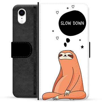 Husă Portofel Premium - iPhone XR - Slow Down