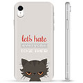 Husă TPU - iPhone XR - Angry Cat