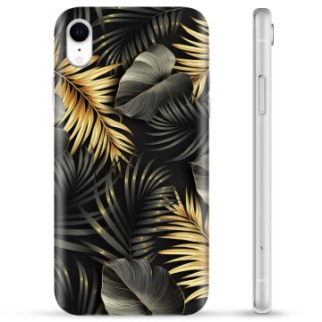 Husă TPU - iPhone XR - Frunze Aurii