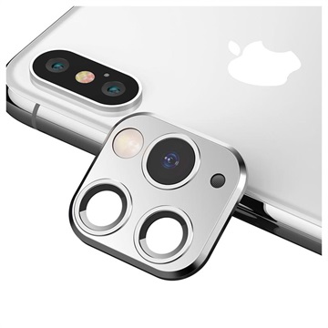 Sticker Cameră Falsă iPhone XS Max - Argintiu
