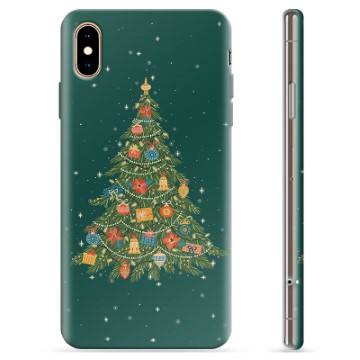 Husă TPU - iPhone X / iPhone XS - Pom de Crăciun