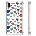 Husă Hibrid - iPhone X / iPhone XS - Inimi