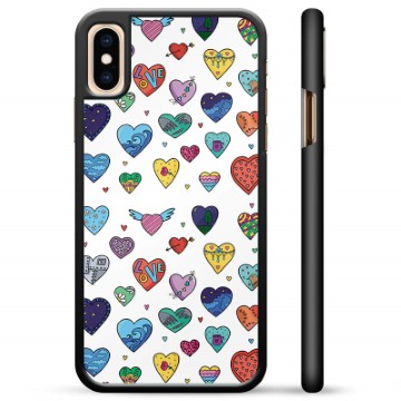 Capac Protecție - iPhone X / iPhone XS - Inimi