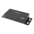 LogiLink UA0170 Hub USB 3.0 cu 4 Porturi - Negru
