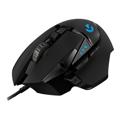 Logitech Mouse Gaming G502 (Hero) Cablu optic - Negru