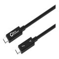 Cablu MicroConnect USB 3.1 / Thunderbolt 4 USB Type-C 1m Negru