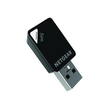 Netgear A6100 AC600 Dual Band WiFi USB Mini Adaptor - Negru