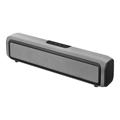 Bară de difuzoare Bluetooth Sandberg, gri audibil
