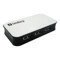 Hub Sandberg USB 3.0 cu 4 Porturi - Negru / Alb