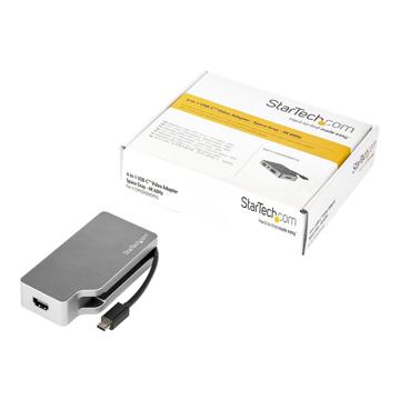 Adaptor StarTech.com Mini DisplayPort - HDMI / DVI / USB / VGA - Gri