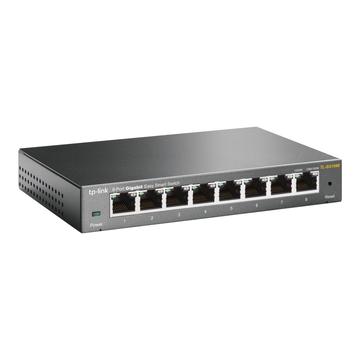 TP-Link TL-SG108E Switch Gigabit Easy Smart cu 8 Porturi - Negru