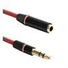 Cablu Prelungitor Audio 3.5mm / 3.5mm - Roşu