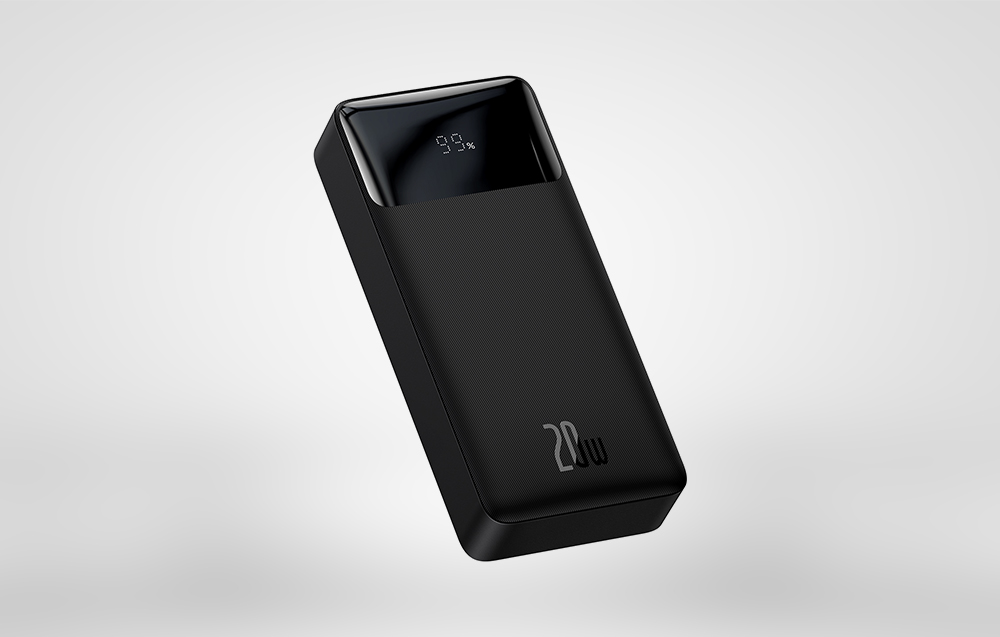 Baseus Bipow Digital Display 20W Power Bank 20000mAh - negru