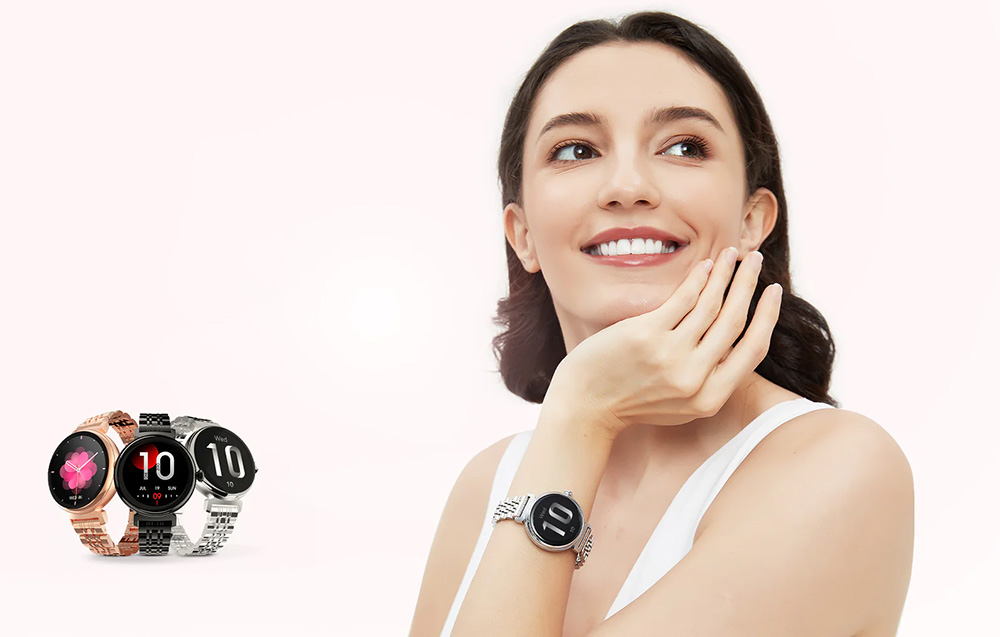 HiFuture Future Aura Smartwatch pentru femei - Argintiu