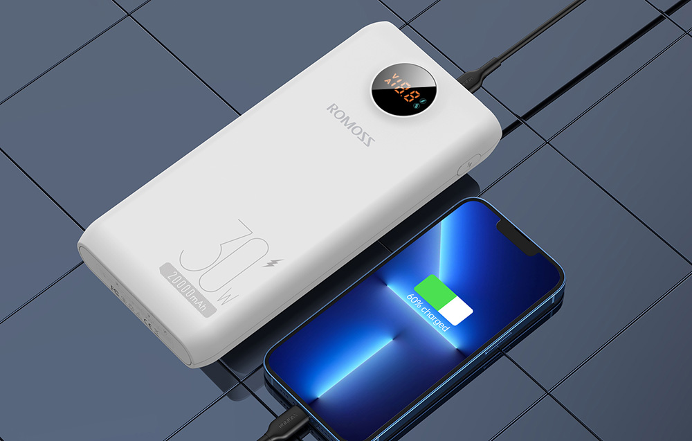 Romoss SW20S Pro Power Bank 20000mAh - 30W - Alb