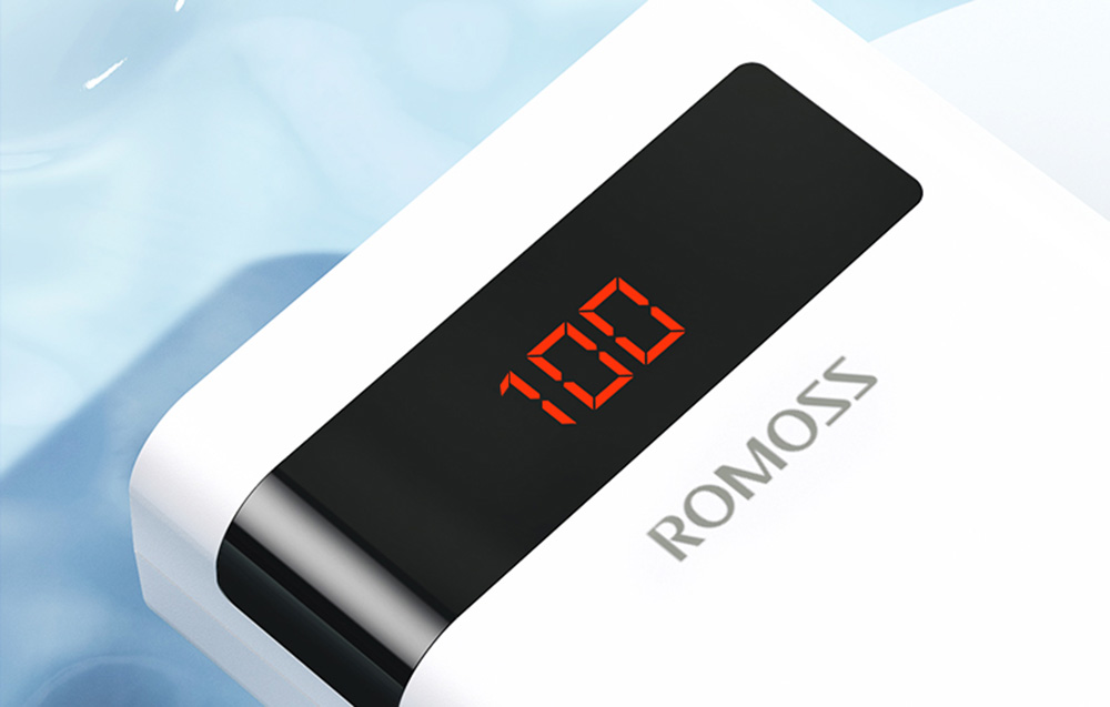 Romoss Sense6PS Pro 30W Power Bank 20000mAh - USB-C, 2x USB-A - Alb