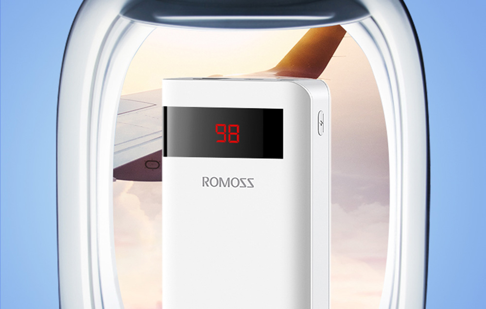 Romoss Sense6PS Pro 30W Power Bank 20000mAh - USB-C, 2x USB-A - Alb