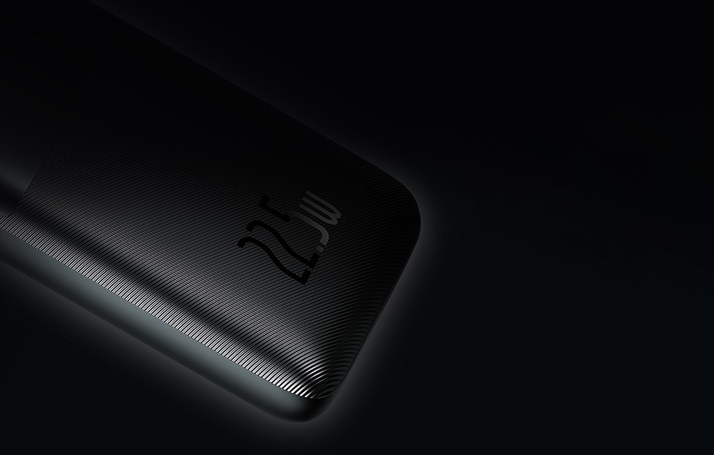 Baseus Bipow Pro Digital Display Fast Charge Power Bank 10000mAh/22.5W - 2xUSB, USB-C - Negru