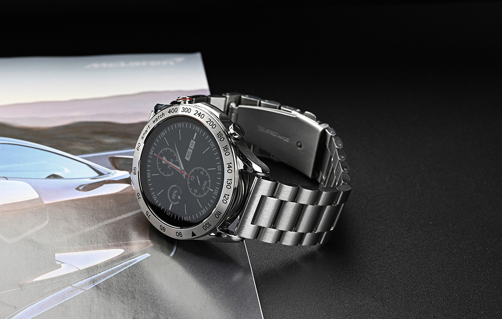 HiFuture FutureGo Pro Smartwatch - Oțel inoxidabil - Argintiu