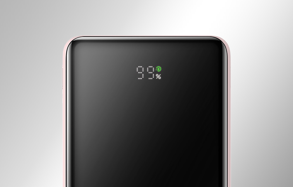 Baseus Magnetic Wireless Power Bank 10000mAh - USB-C 20W, compatibil MagSafe - roz
