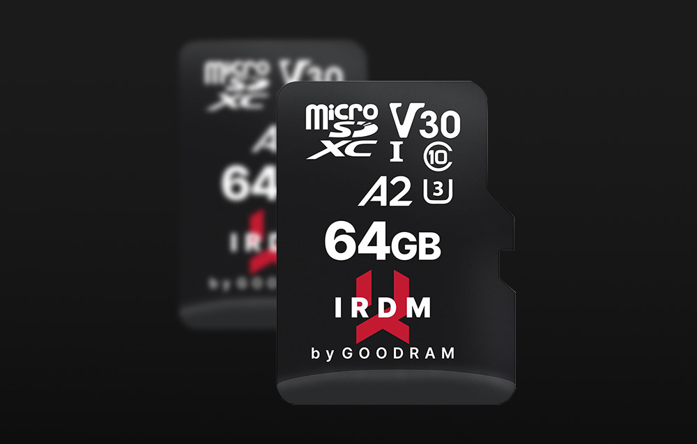 Goodram IRDM IRDM MicroSDXC Card de memorie MicroSDXC Clasa 10 UHS-I/U3 - 64GB