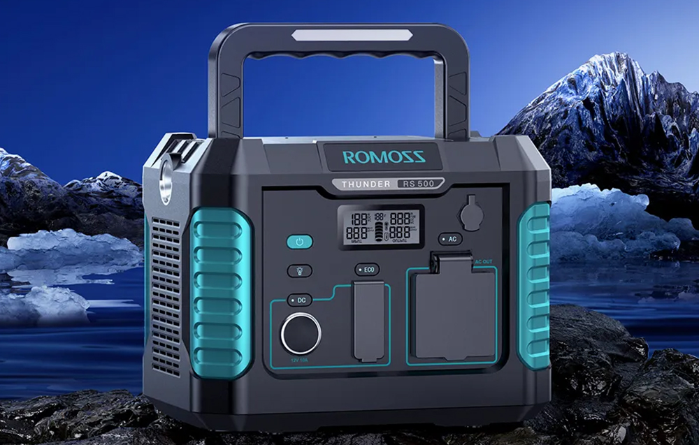 Stație de alimentare portabilă Romoss RS500 Thunder Series 500W, 400Wh