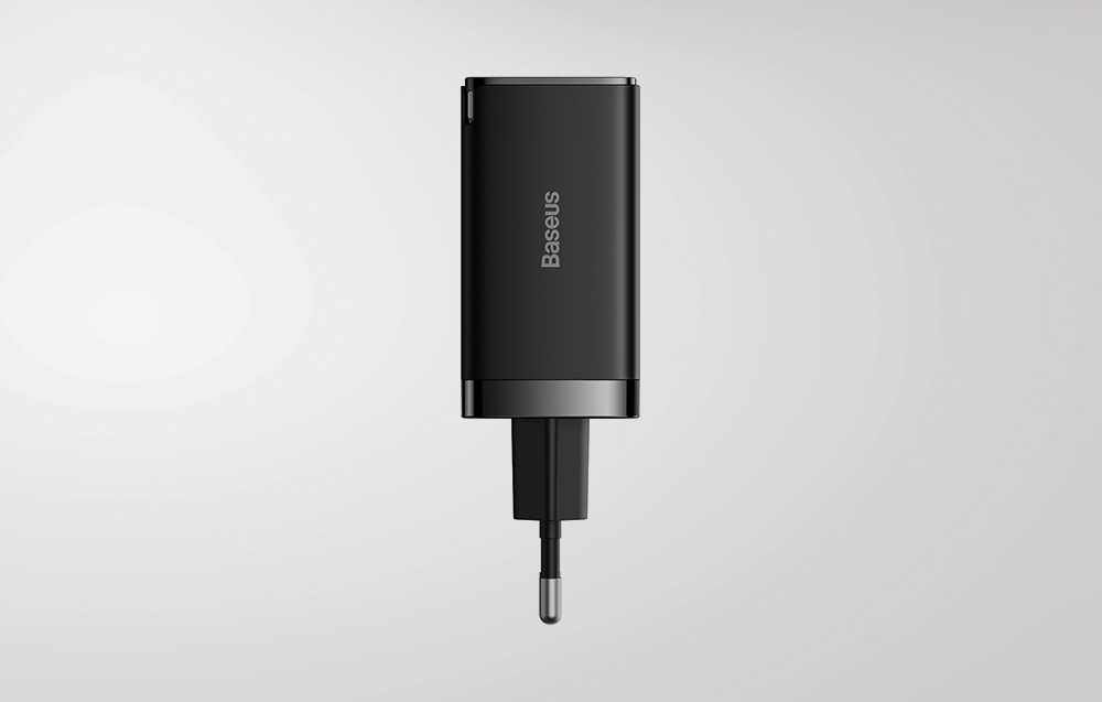 Încărcător de perete Baseus GaN5 Pro 65W - 2xUSB-C, USB-A - Negru