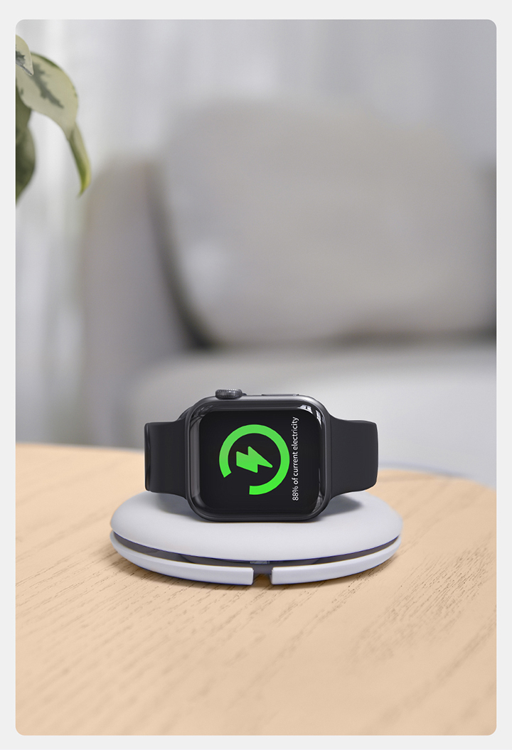 Baseus Planet Cable Winder / Holder - Apple Watch Charger - Alb